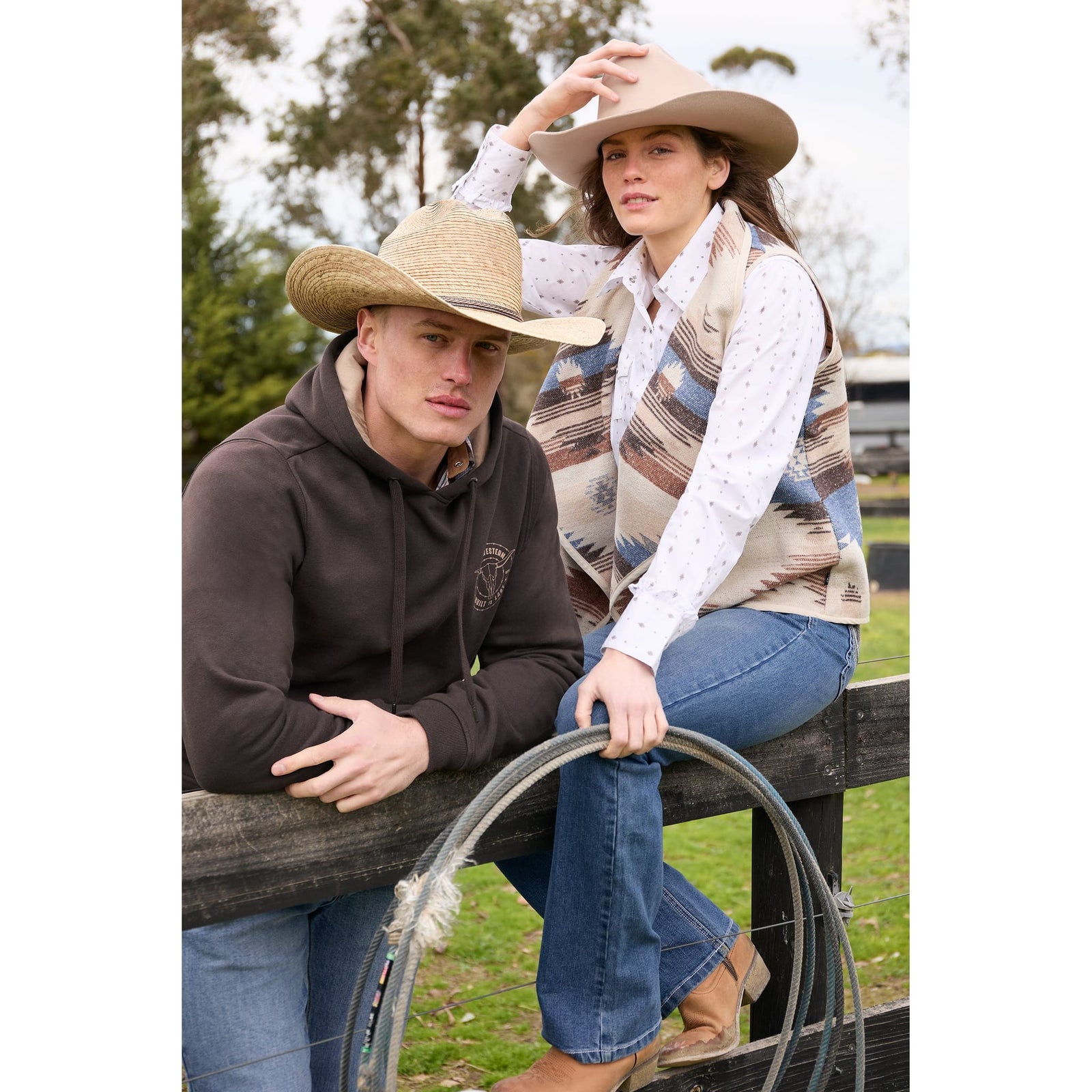 Pure Western Navajoa Straw Cowboy Hat Pure Western