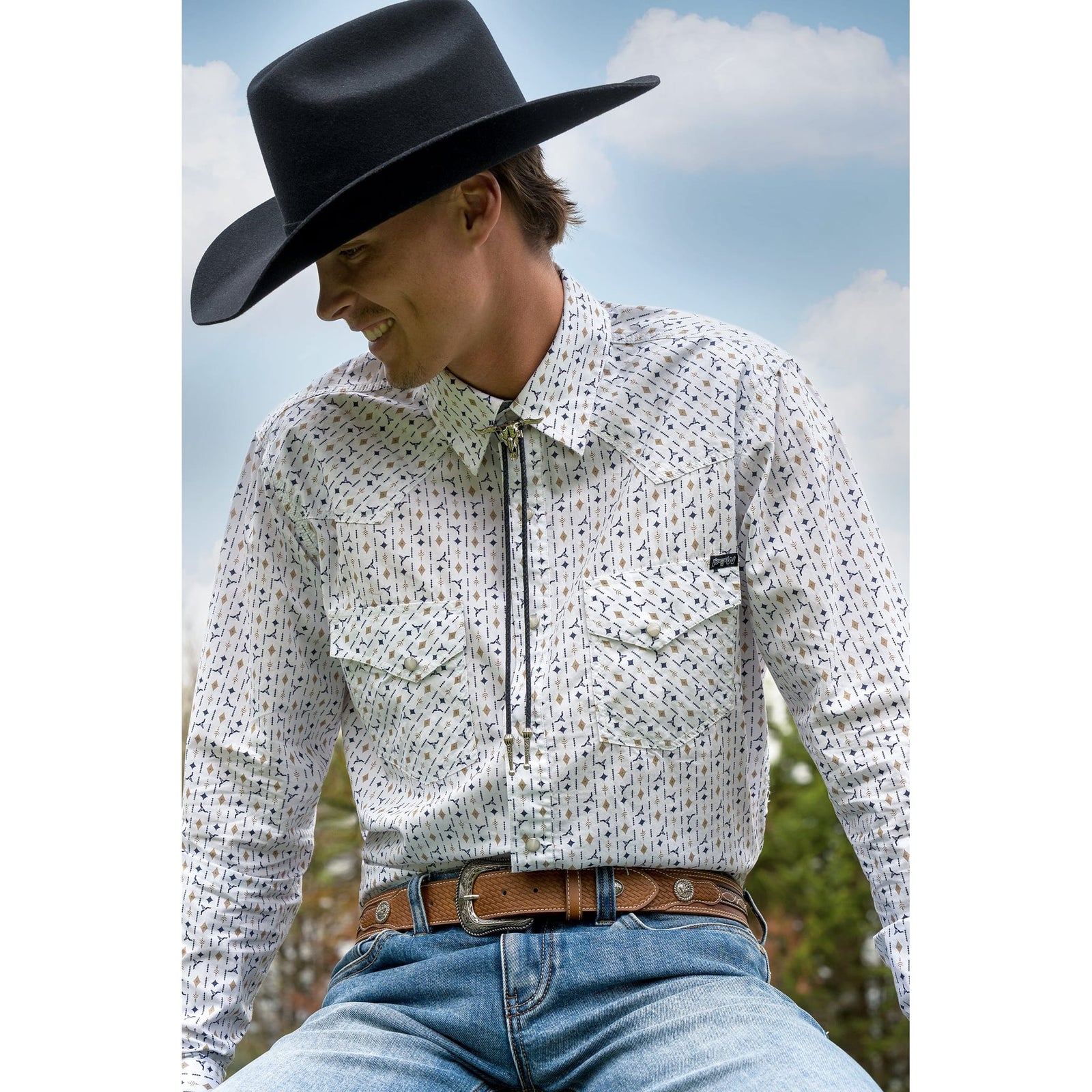 Pure Western Steerhead Bolo Tie Pure Western
