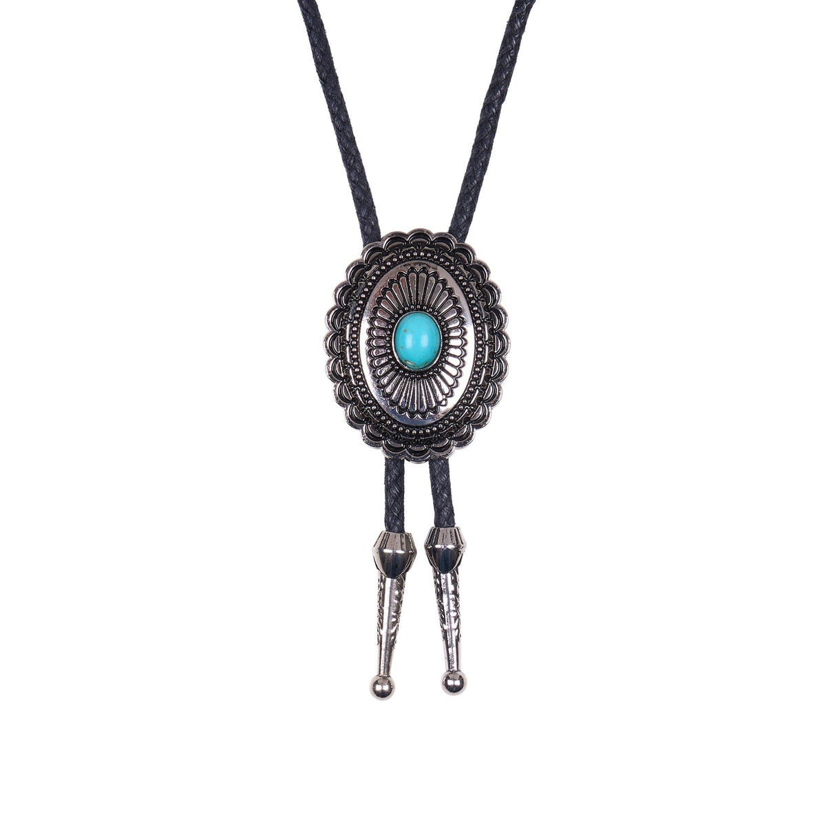 Pure Western Turquoise Stone Bolo Tie Pure Western