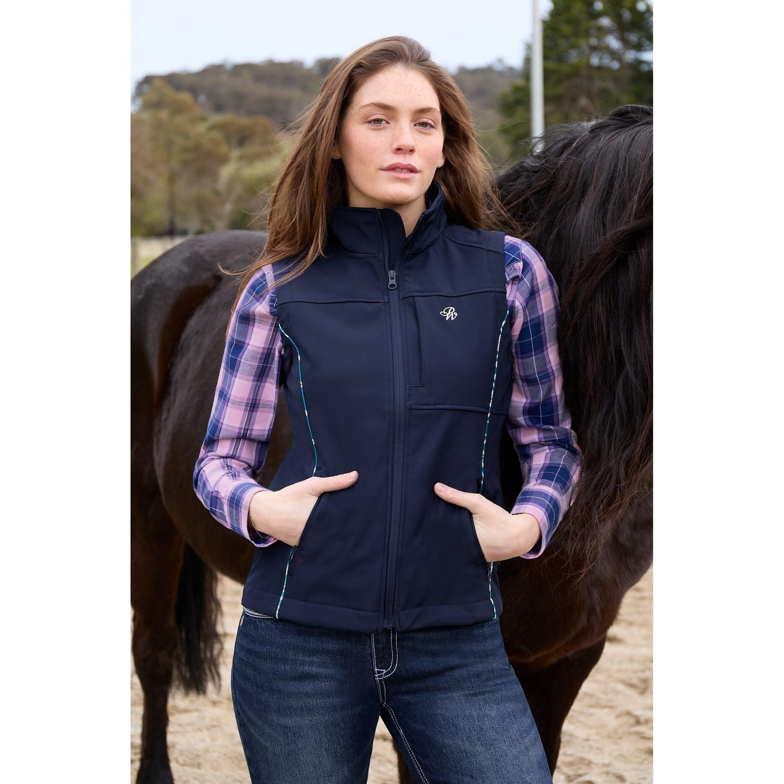 Pure Western Women's Corine Softshell Vest Pure Western