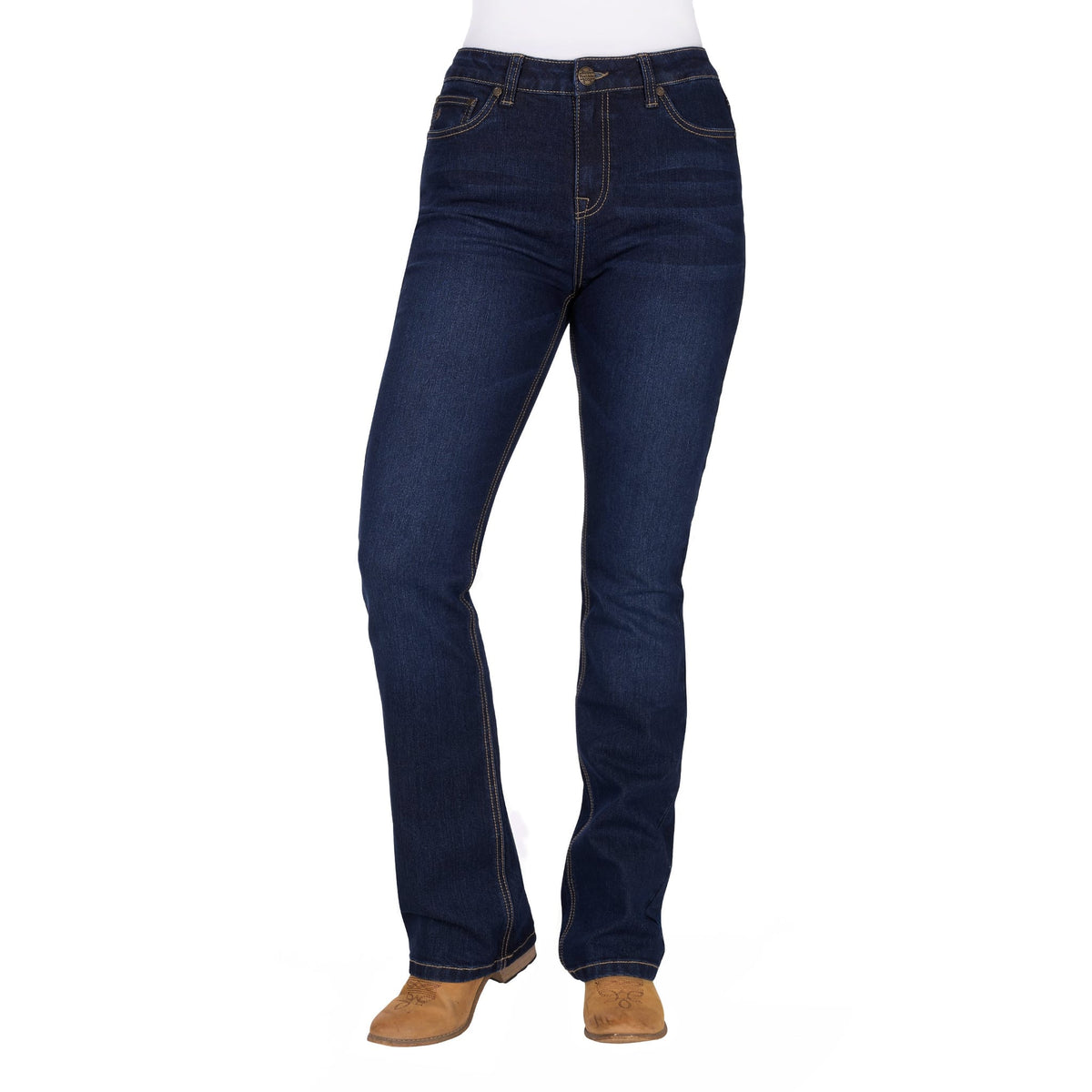 Pure Western Women's Ida High Rise Boot Cut Jean Pure Western
