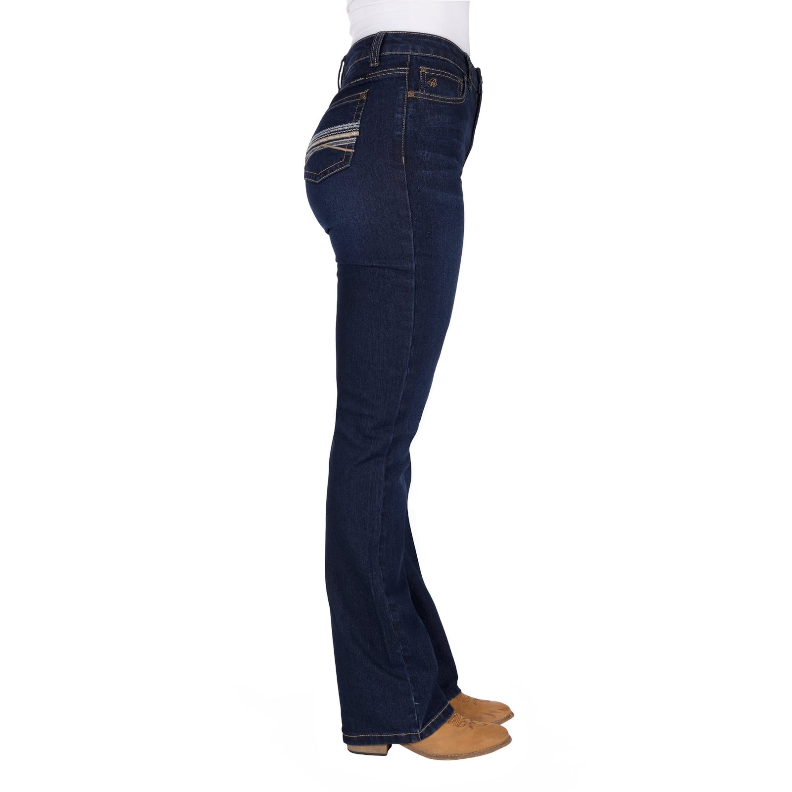Pure Western Women's Ida High Rise Boot Cut Jean Pure Western