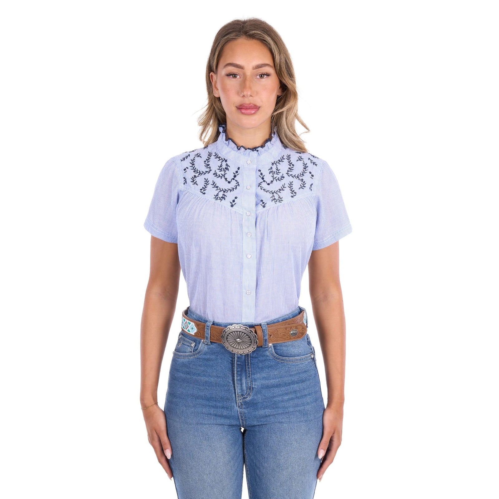 Pure Western Women's Kara Short Sleeve Western Shirt Pure Western