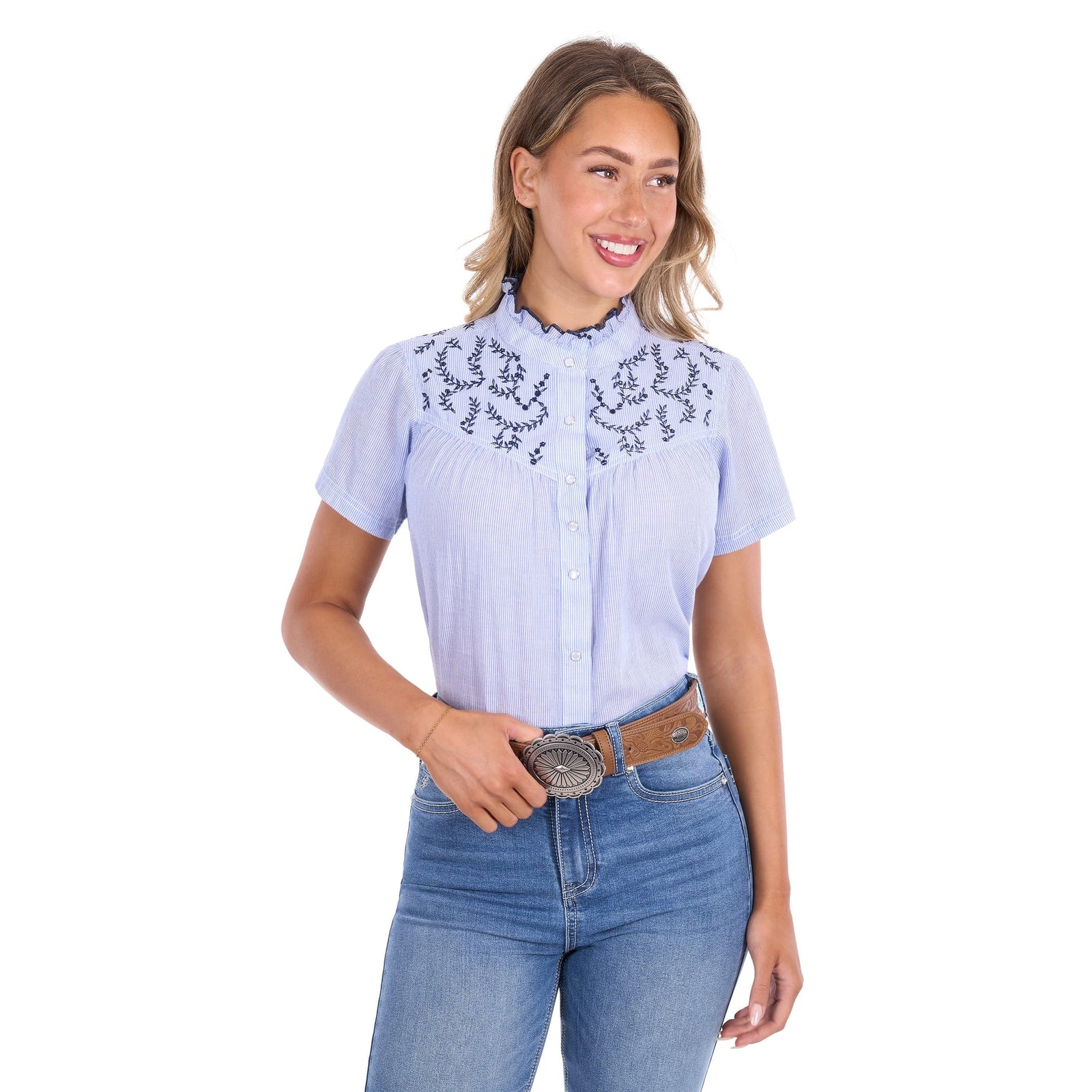 Pure Western Women's Kara Short Sleeve Western Shirt Pure Western