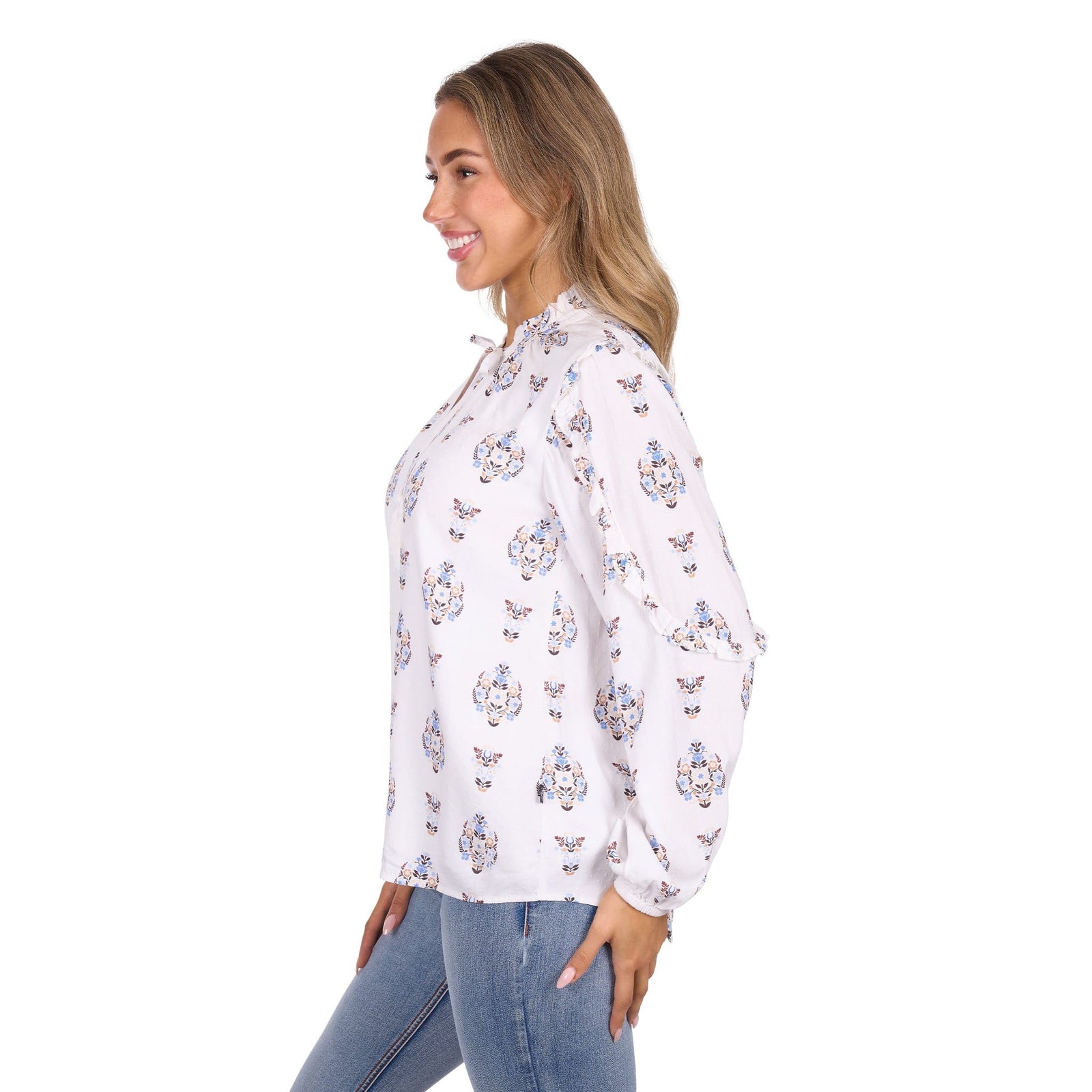 Pure Western Women's Keeley Long Sleeve Western Blouse Pure Western