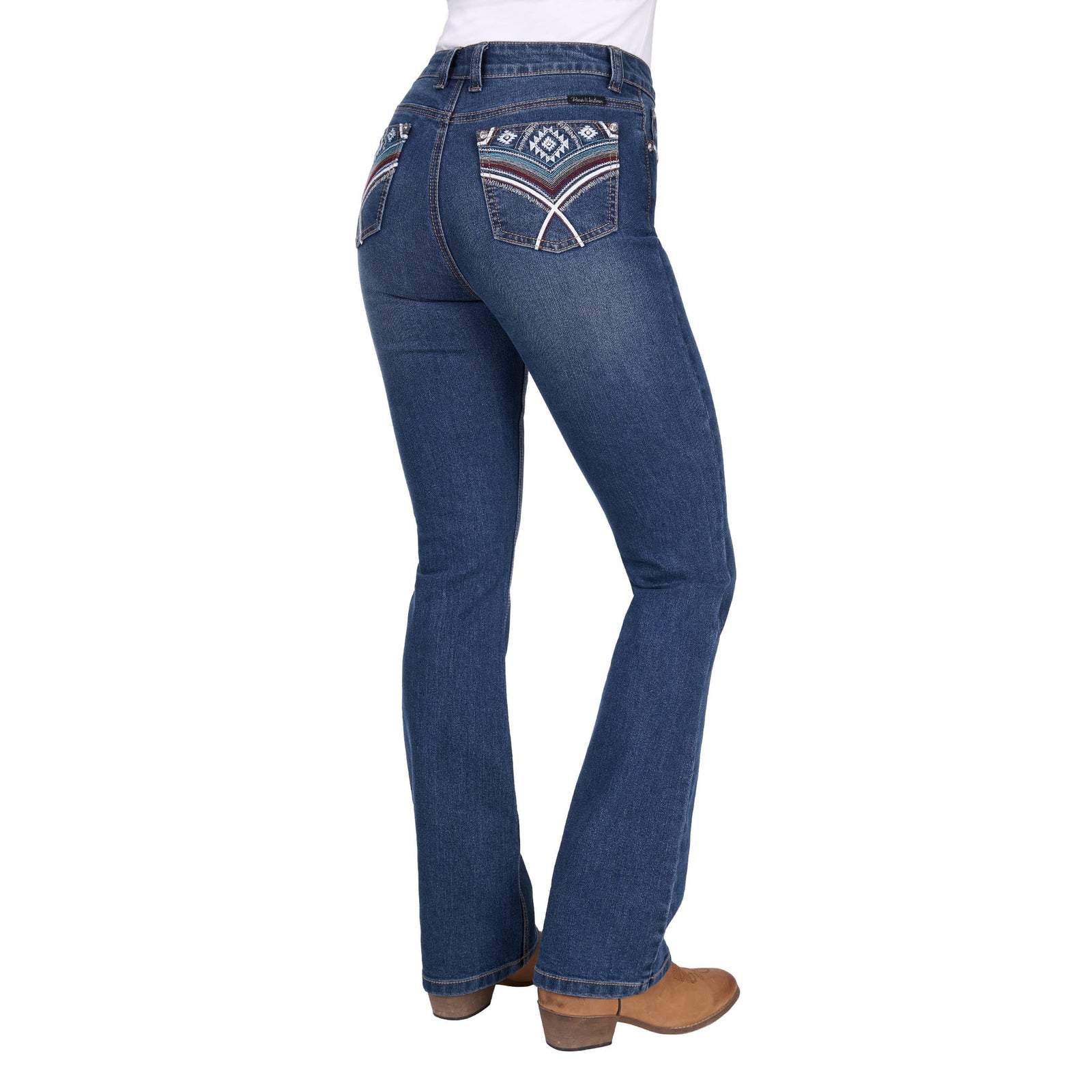 Pure Western Women's Mary High Rise Boot Cut Jean Pure Western