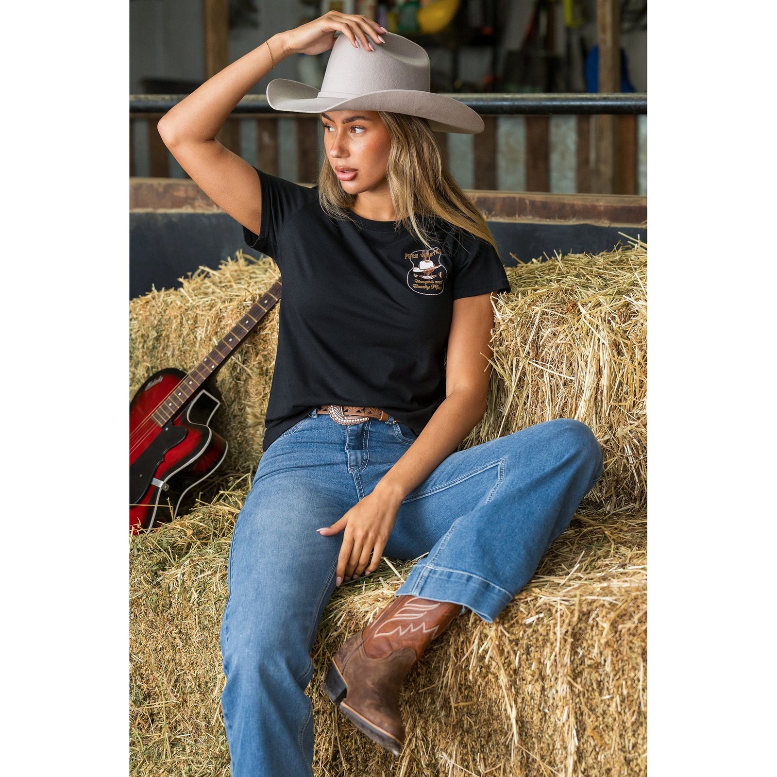 Pure Western Women's Misty Short Sleeve Tee Pure Western