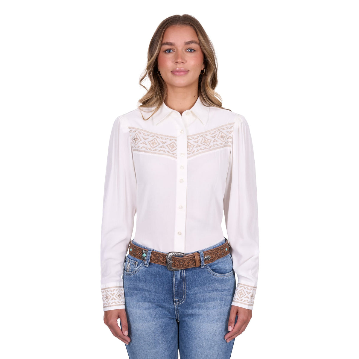 Pure Western Women's Monica Long Sleeve Western Shirt Pure Western