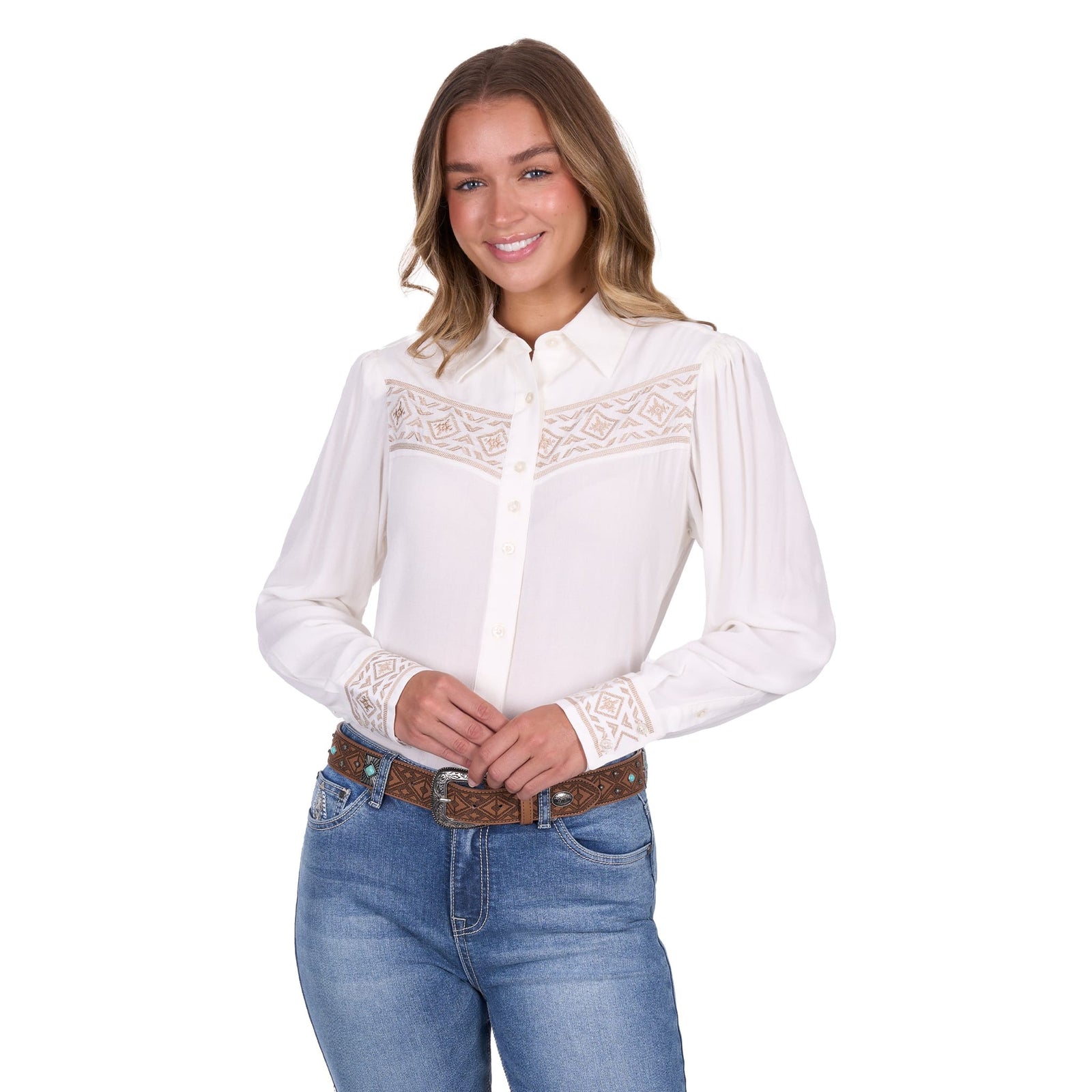 Pure Western Women's Monica Long Sleeve Western Shirt Pure Western