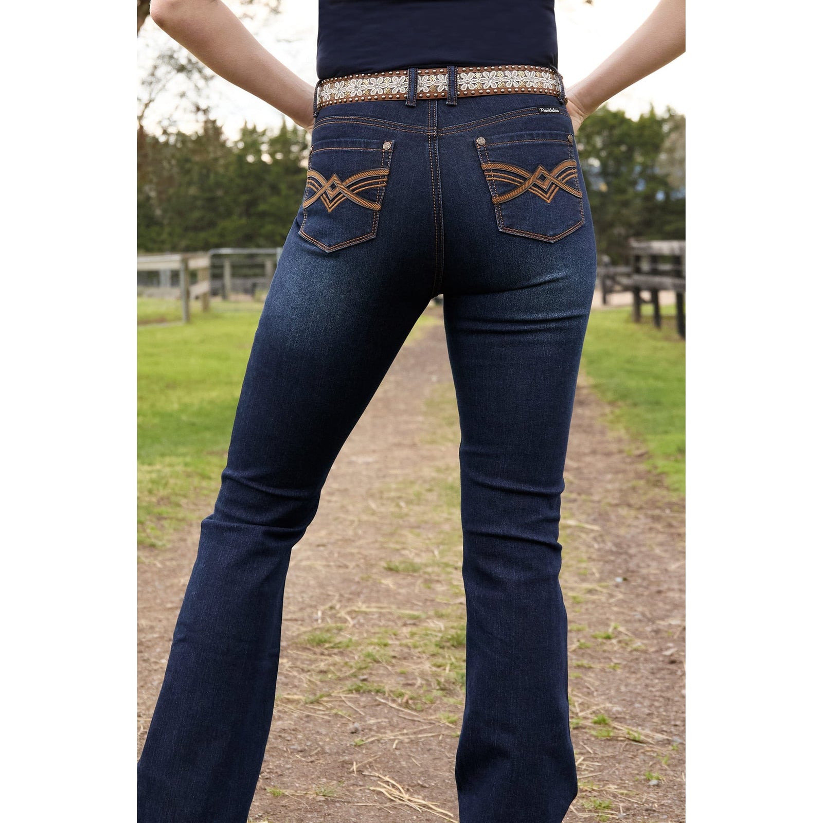 Pure Western Women's Nova High Rise Boot Cut Jean Pure Western