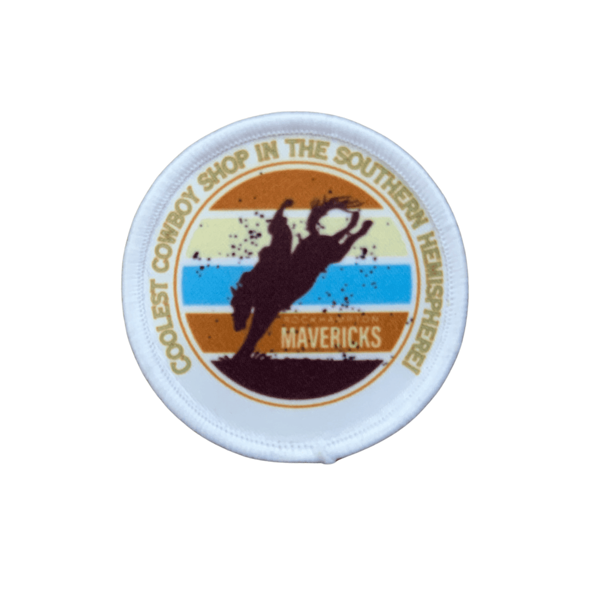 Rocky Mavericks Cowboy Hat Patch Rocky Mavericks