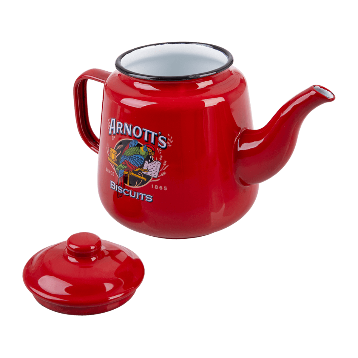 Rojo Arnott's Enamel Teapot - 1.4L Donaldson Enterprises