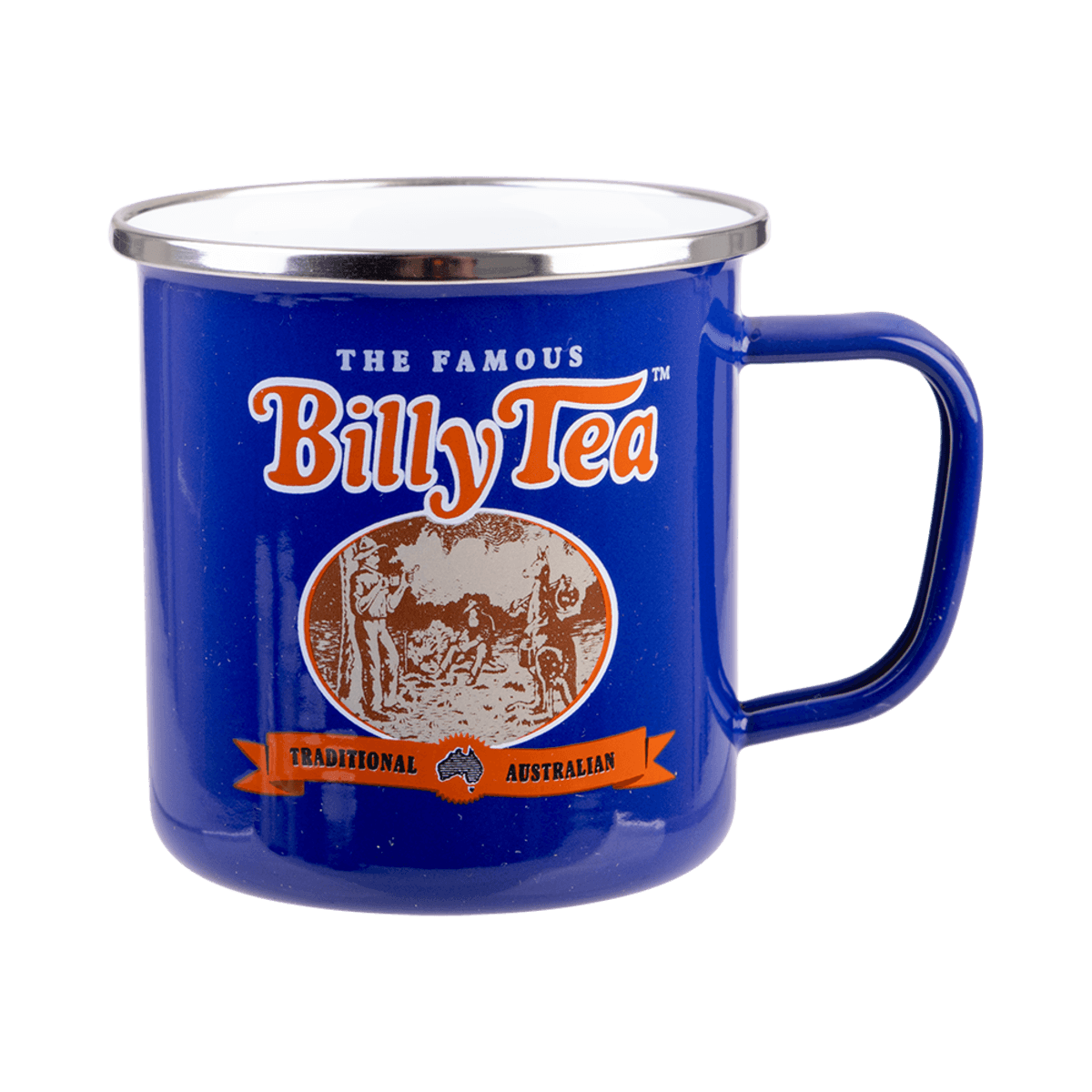 Rojo Billy Tea Enamel Mug - Set of 2 450ml Donaldson Enterprises