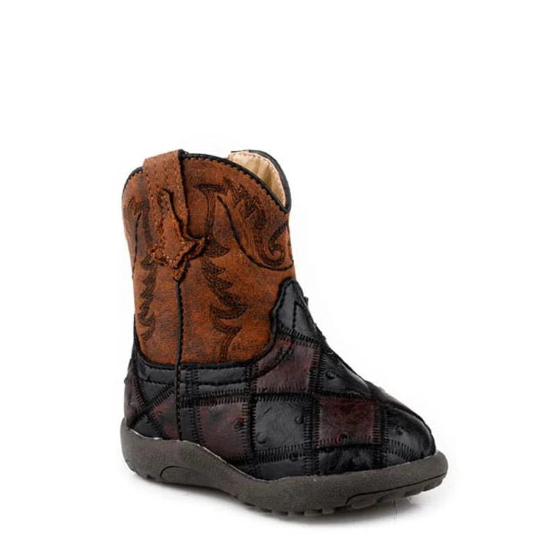 Roper Cowbaby Bird Blocks Infant Western Boot Roper