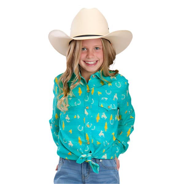 Roper Girl's Five Star L/S Western Shirt Roper