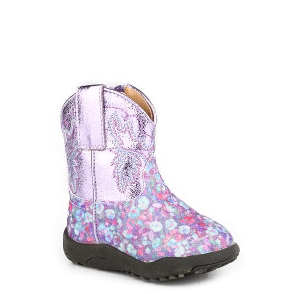 Roper Glitter Bloom Infant Western Boot Roper