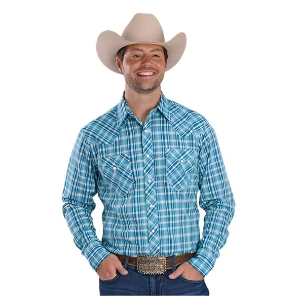 Roper Men's West Made L/S Western Shirt Roper