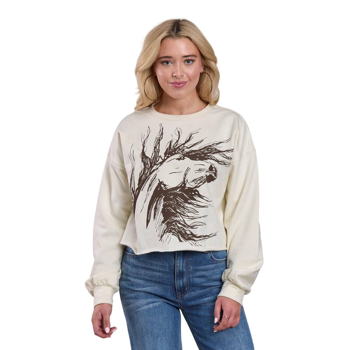 Roper Women's Five Star Long Sleeve Sweatshirt Roper