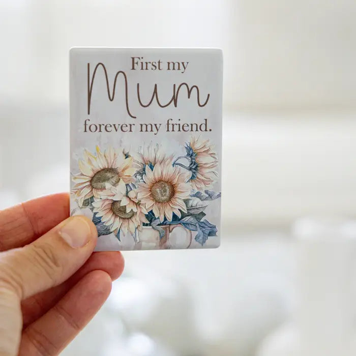 Splosh Saddle & Bloom Mum Ceramic Magnet