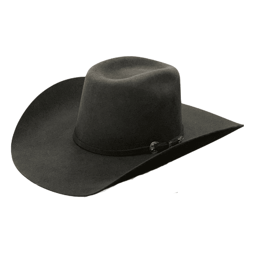 Serratelli 6X 4 3/8" Brim Charcoal Felt Cowboy Hat Serratelli