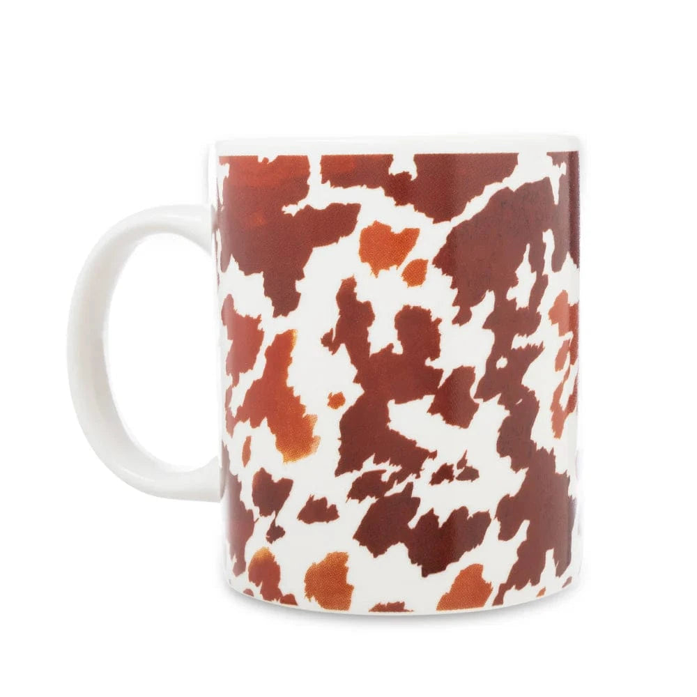 Sippin’ in the South Ceramic Mug in Brown Leopard Print Myra Bags