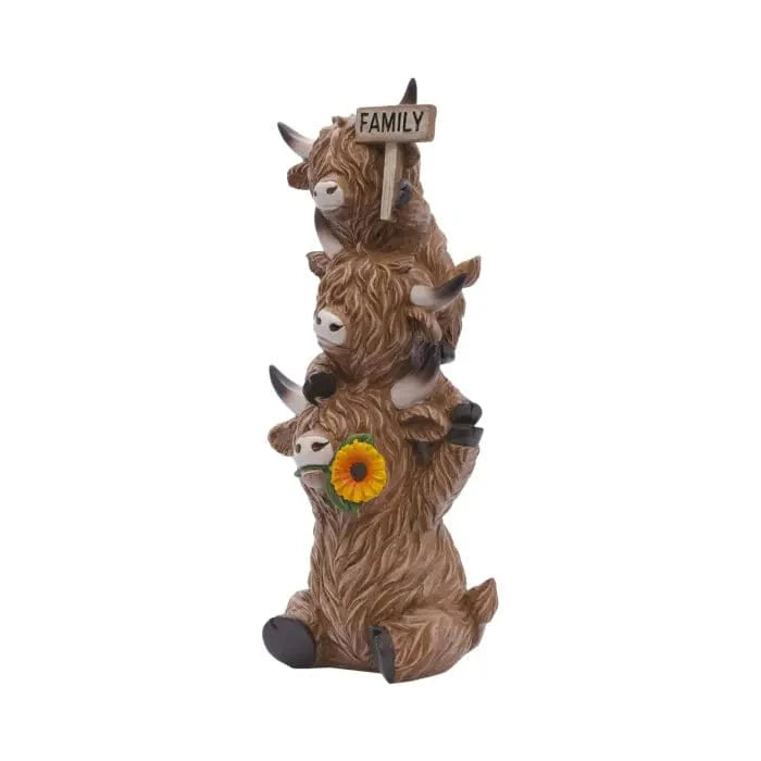 Splosh Saddle & Bloom Family Highland Cow Splosh