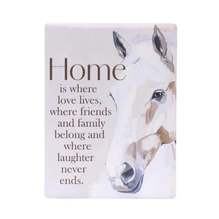 Splosh Saddle &amp; Bloom 'Home' Ceramic Magnet Splosh
