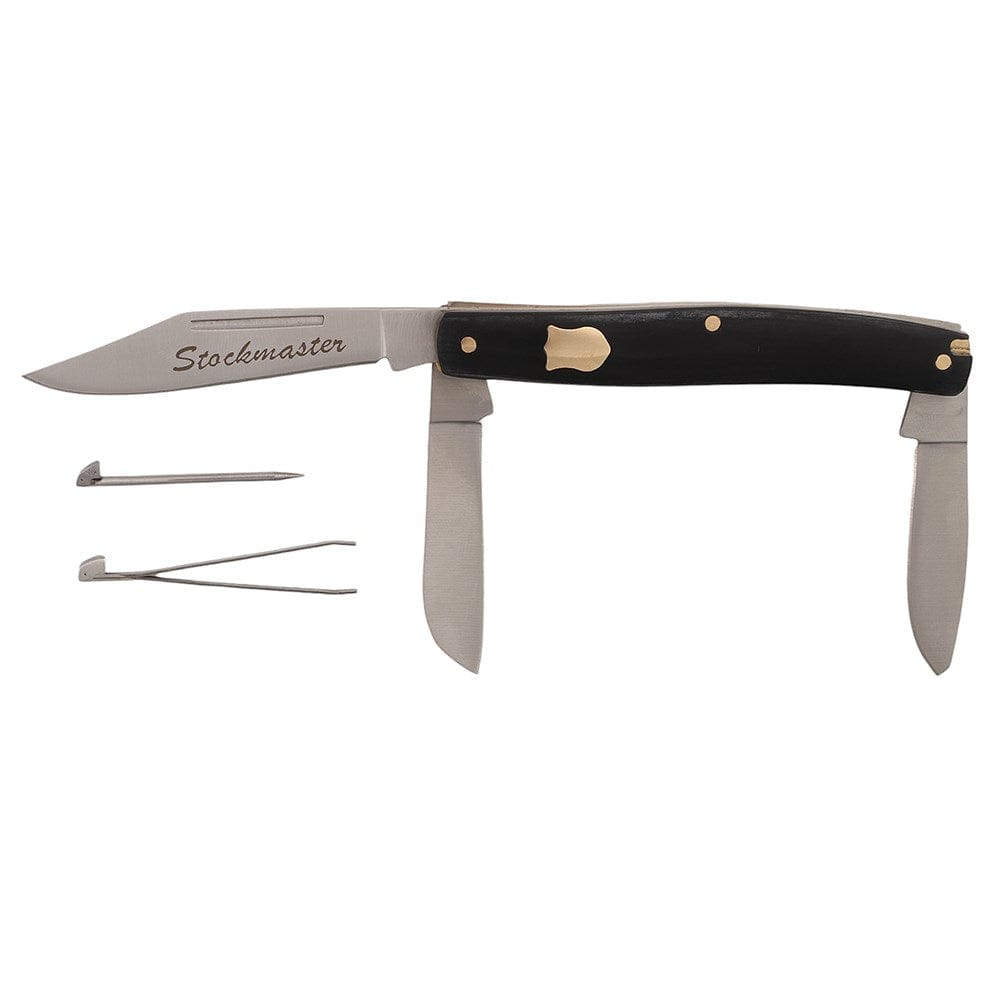 StockMaster Three Blade Pick and Tweezer Knife Saddlery Trading