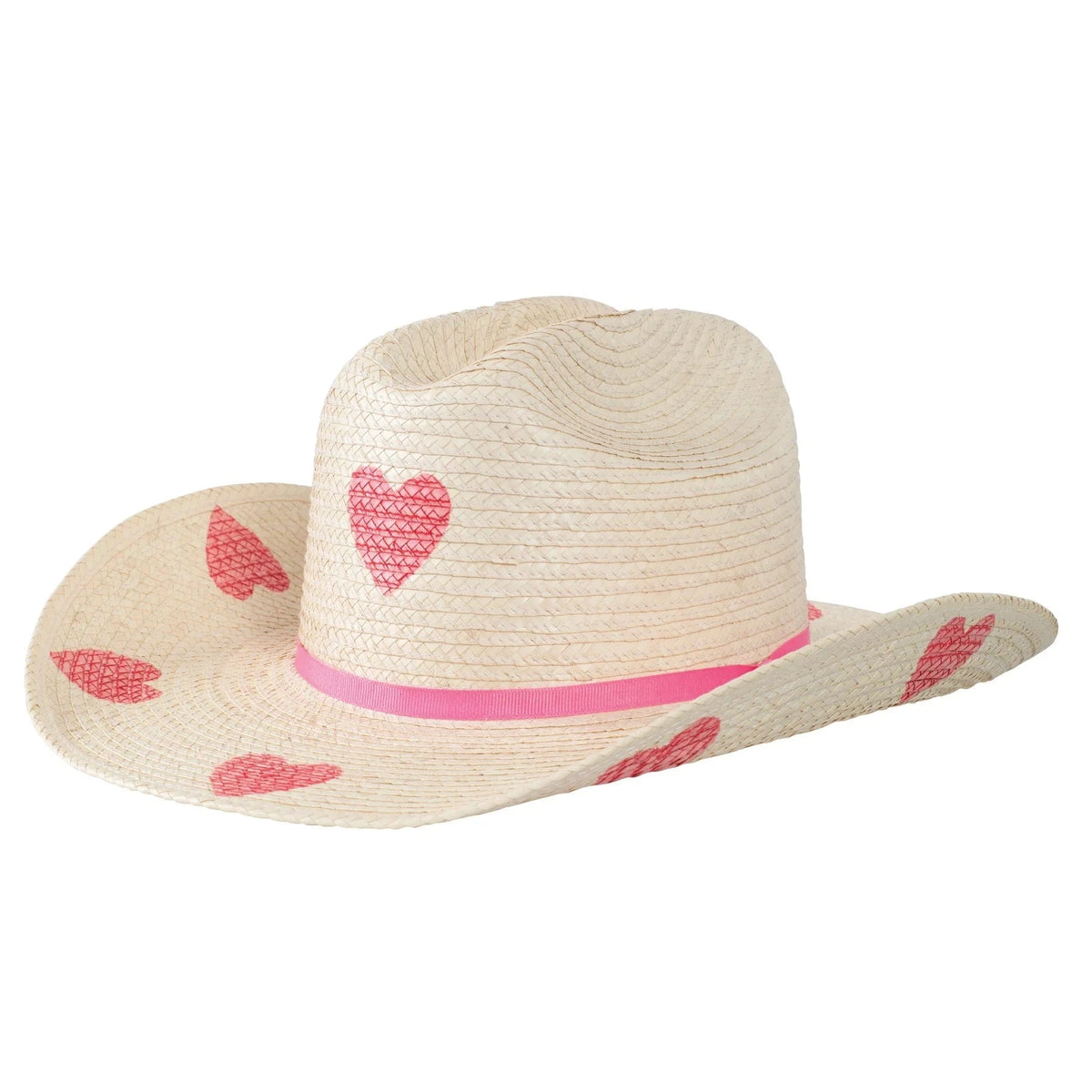 Sunbody Kids Hearts Cattleman Palm Hat Sunbody