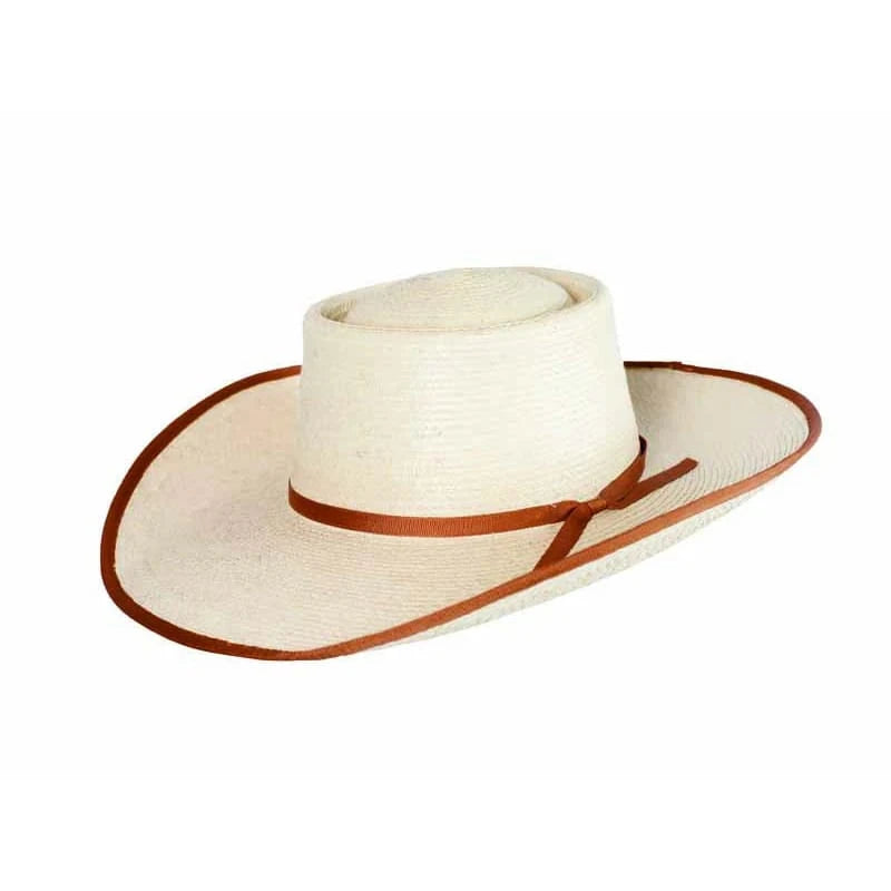 Sunbody Reata Bound Edge Palm Straw Cowboy Hat Sunbody