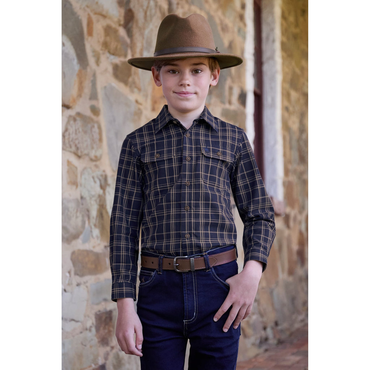 Thomas Cook Boy's Adam 2 Pocket Long Sleeve Shirt Thomas Cook