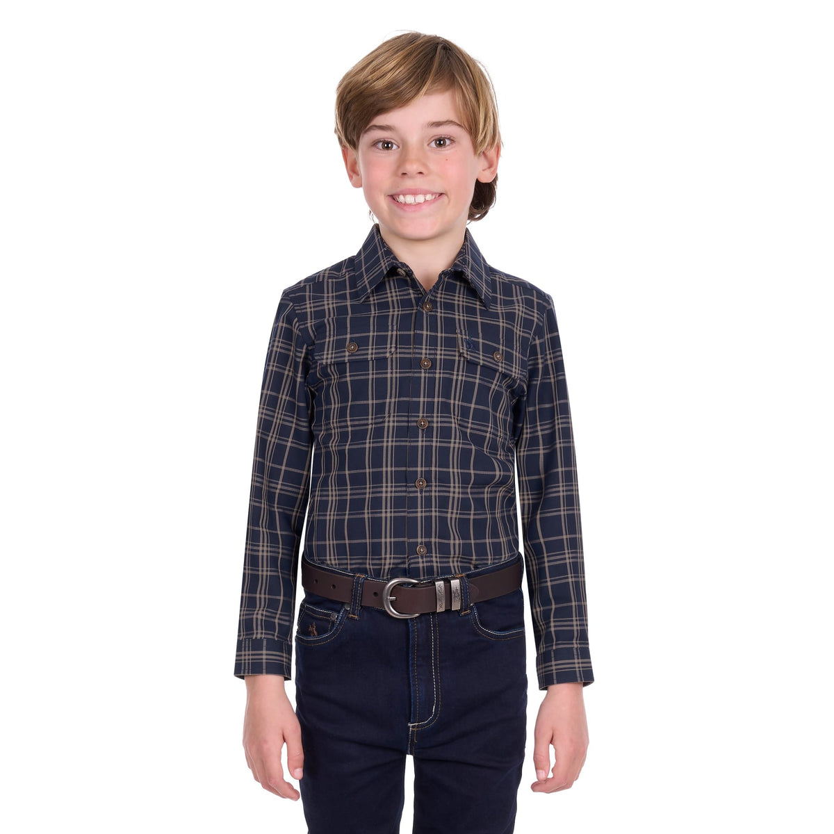 Thomas Cook Boy's Adam 2 Pocket Long Sleeve Shirt Thomas Cook