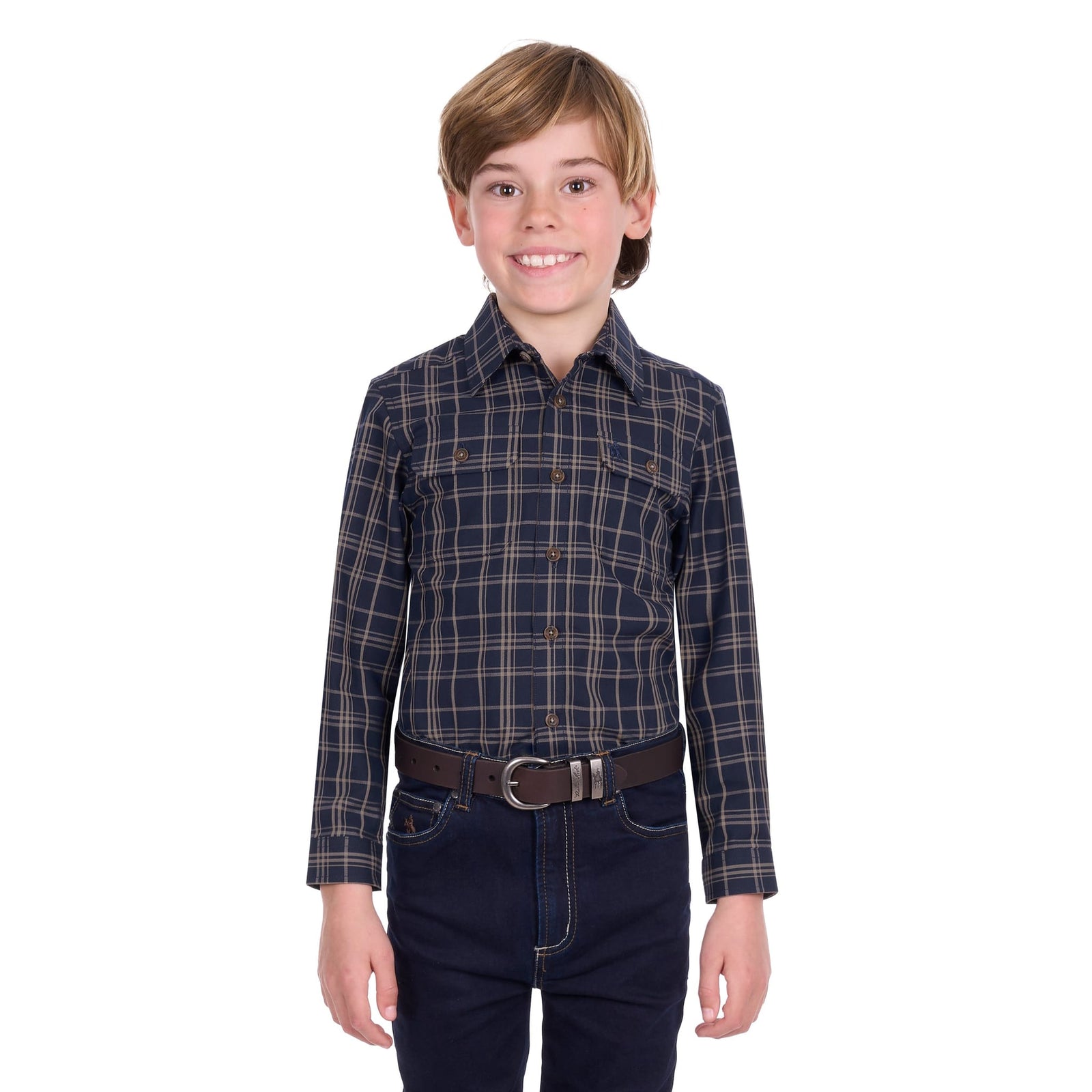 Thomas Cook Boy's Adam 2 Pocket Long Sleeve Shirt Thomas Cook