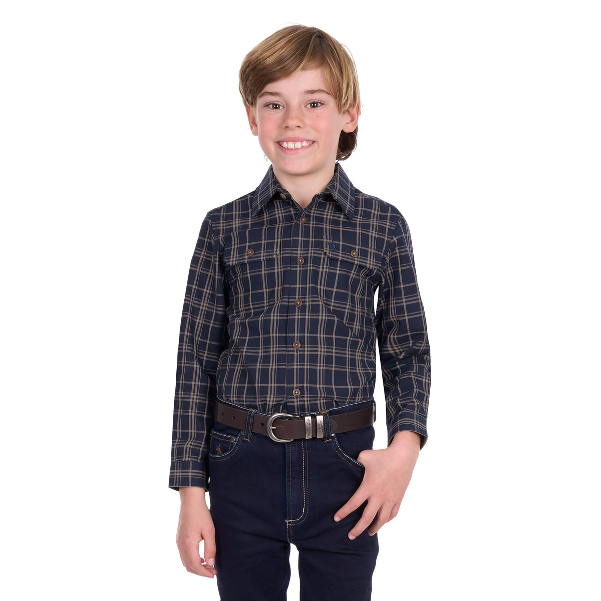 Thomas Cook Boy's Adam 2 Pocket Long Sleeve Shirt Thomas Cook
