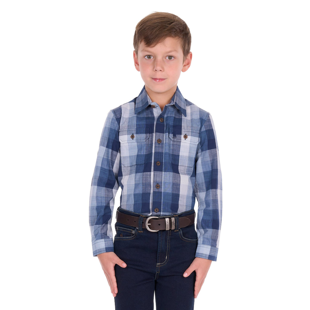 Thomas Cook Boy's Oscar 2-Pocket Long Sleeve Shirt Thomas Cook