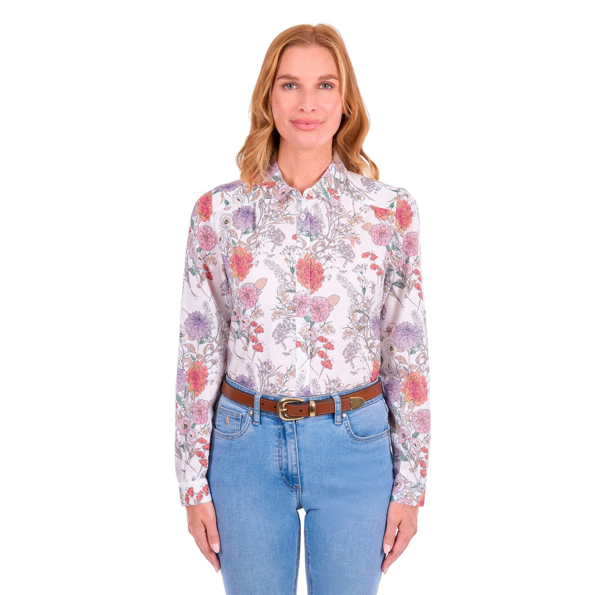 Thomas Cook Women's Maxine Linen Long Sleeve Shirt Thomas Cook