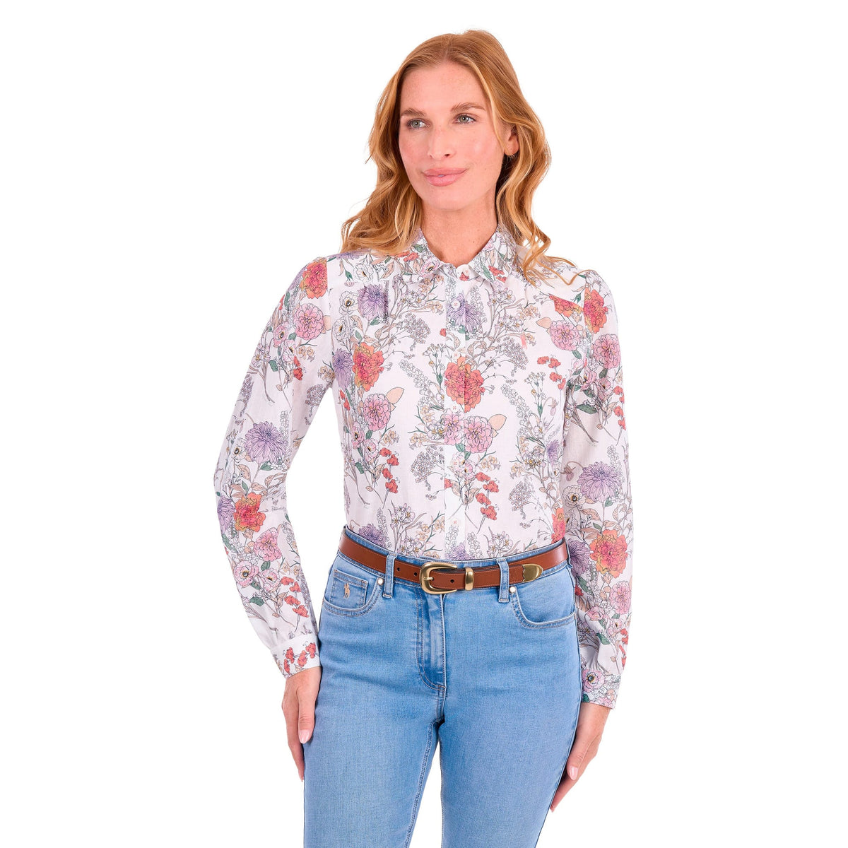 Thomas Cook Women's Maxine Linen Long Sleeve Shirt Thomas Cook