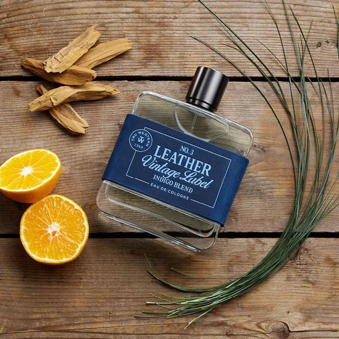 Tru Western Leather Vintage Label #3 Indigo Blend Cologne Tru Western