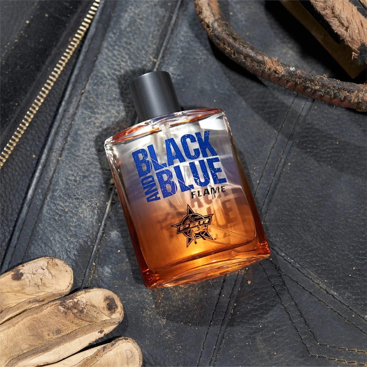 Tru Western Men's PBR Black & Blue Flame Cologne Tru Western