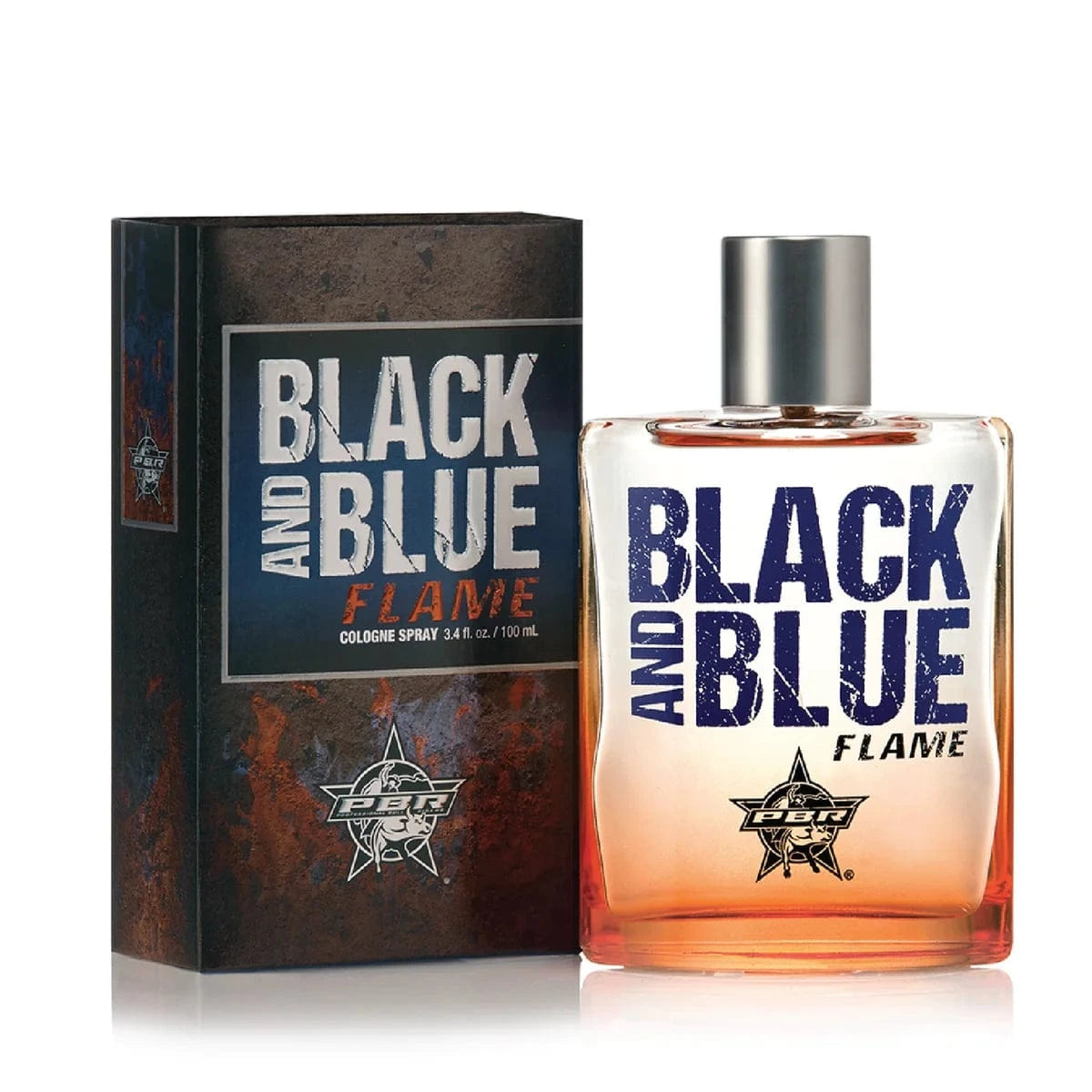 Tru Western Men's PBR Black & Blue Flame Cologne Tru Western