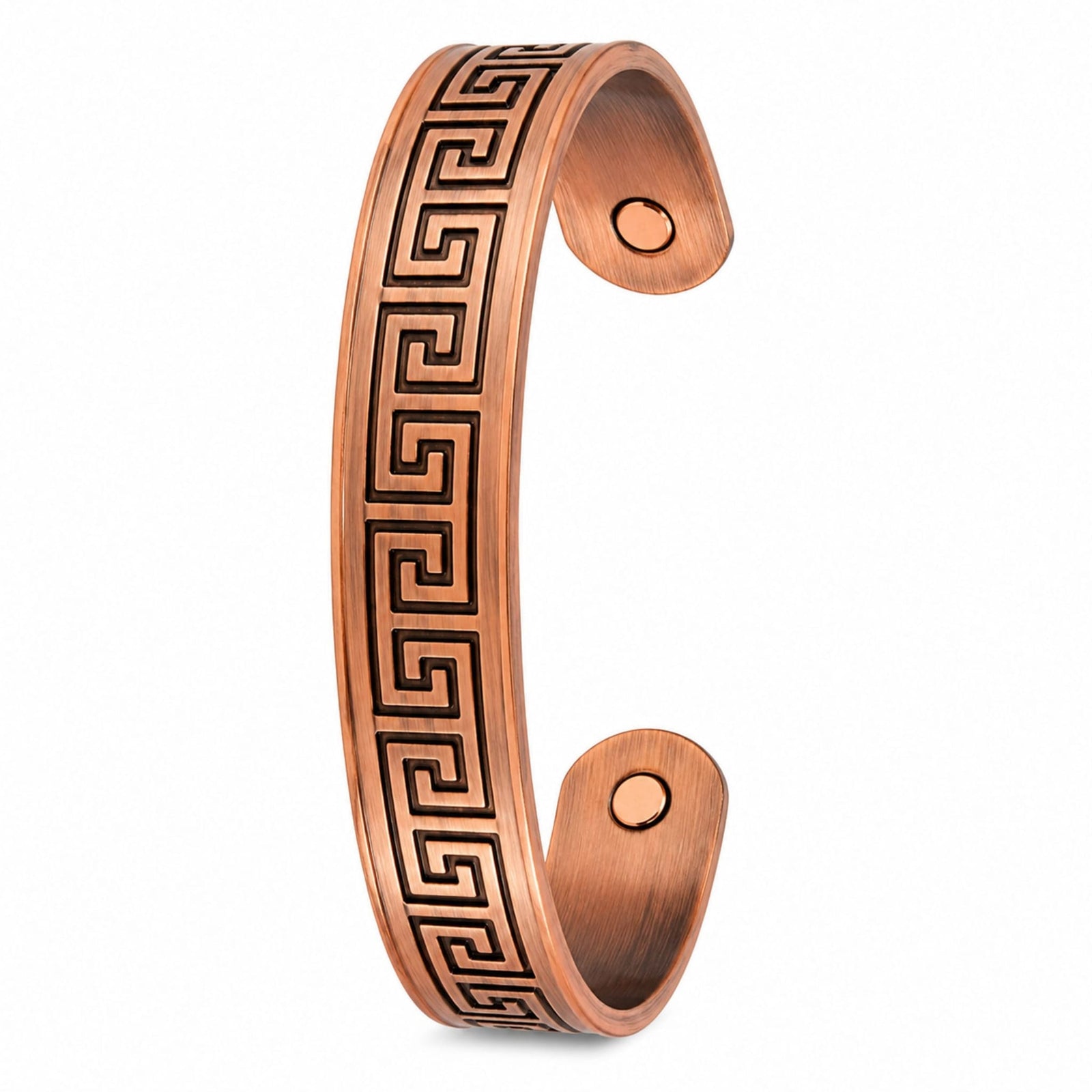 Tulmur Meander Motif Copper Magnetic Band Tulmur