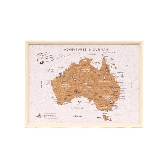 Splosh Caravan Australia Travel Map