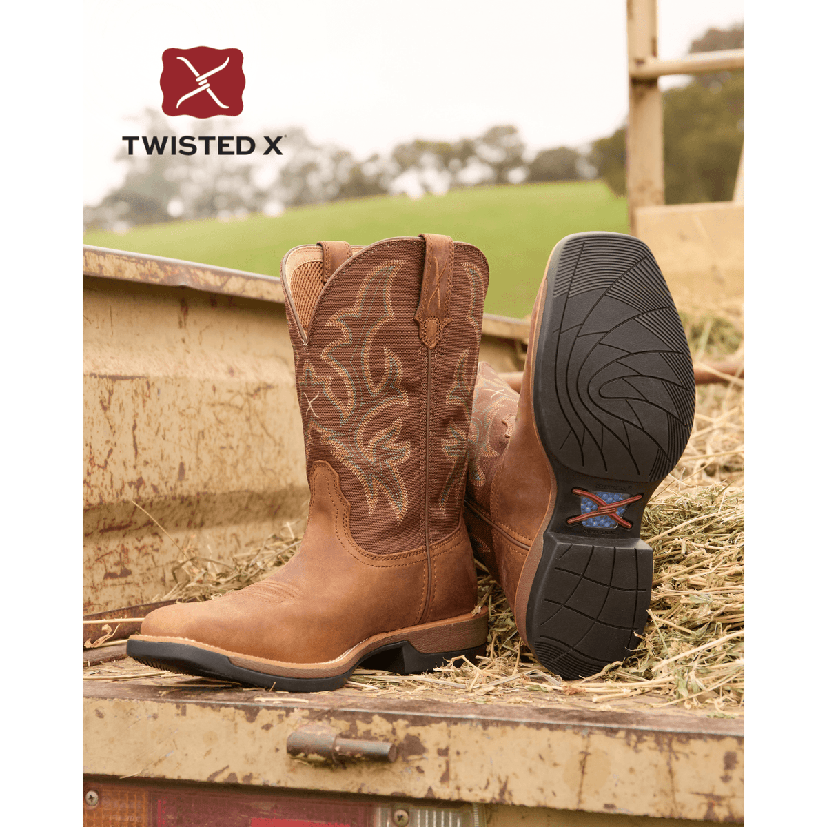 Twisted X Men’s 11” Tech X®1 Canvas Shaft Western Boot Twisted X