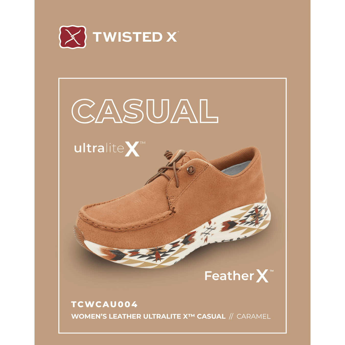 Twisted X Women's Leather Ultralite X™ Casual Twisted X