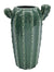 Urban Products 26cm Cactus Vase. Cactus-shaped green vase on a white background
