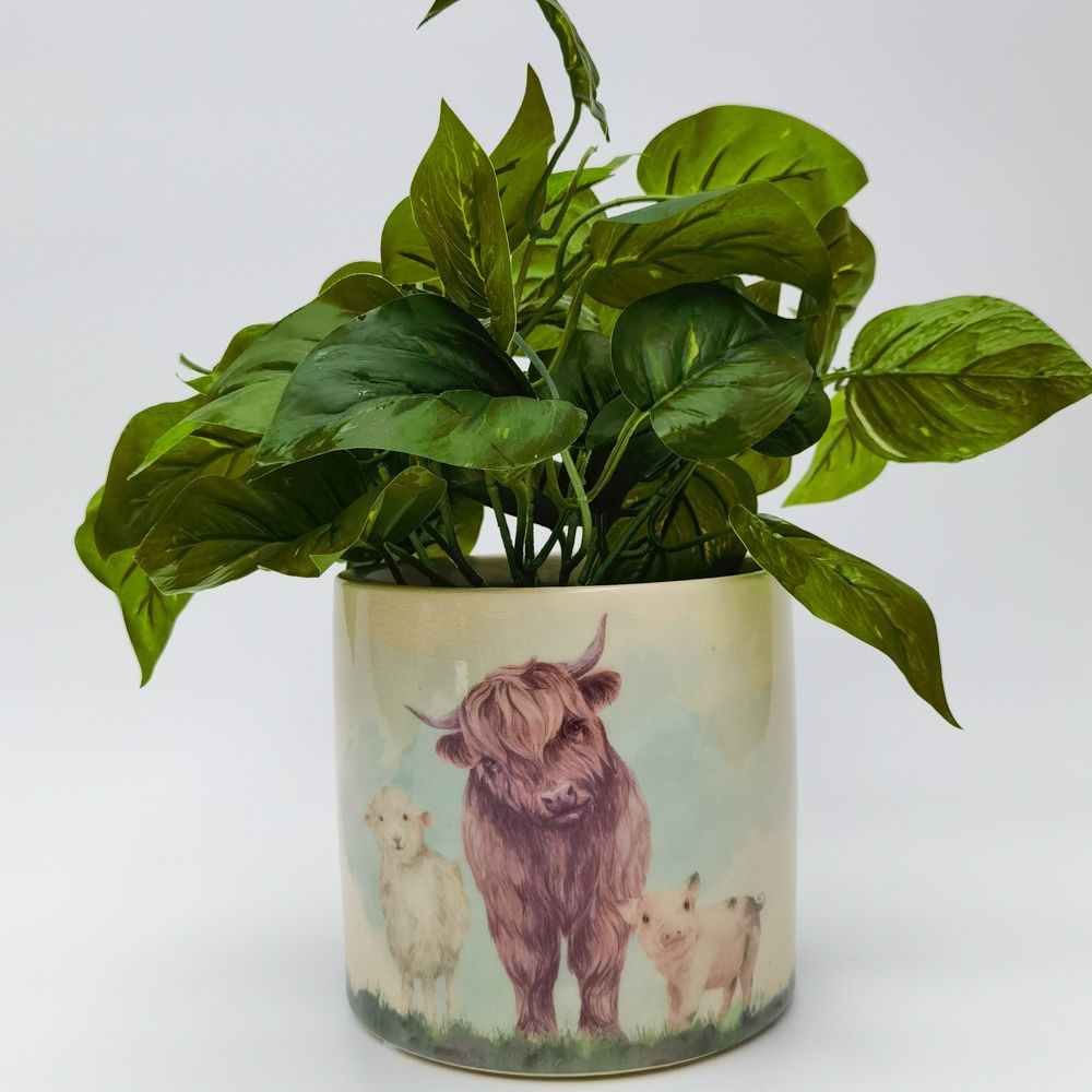 Urban Products 17cm Highland & Friends Planter
