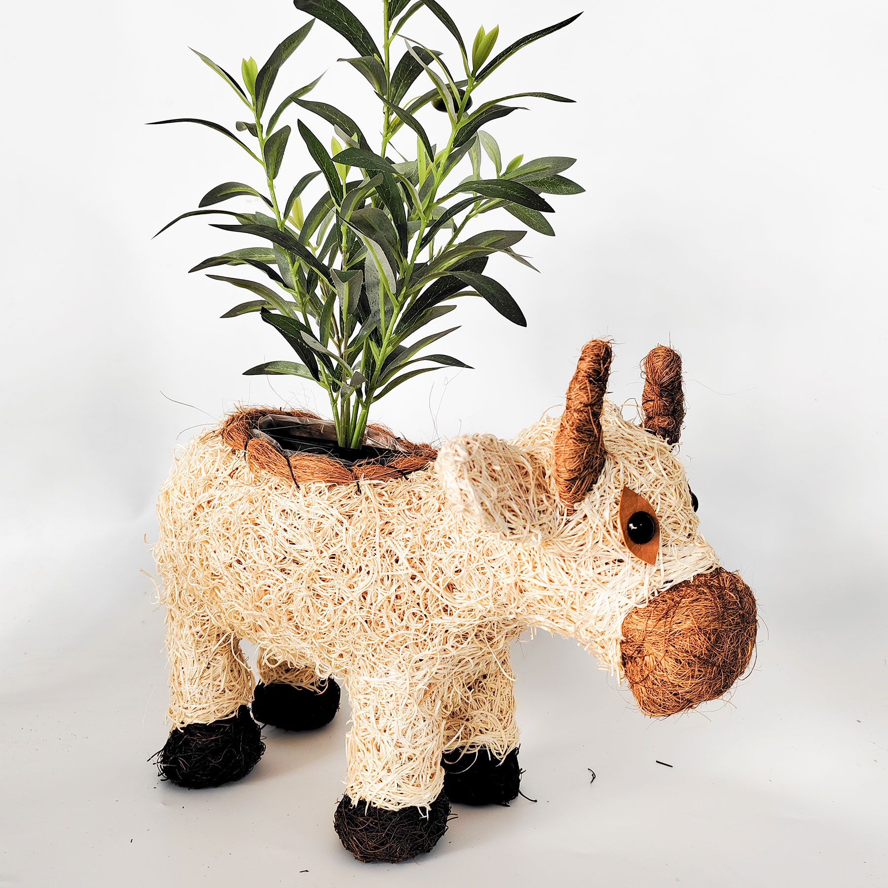 Urban Products 36cm Husk Cow Planter
