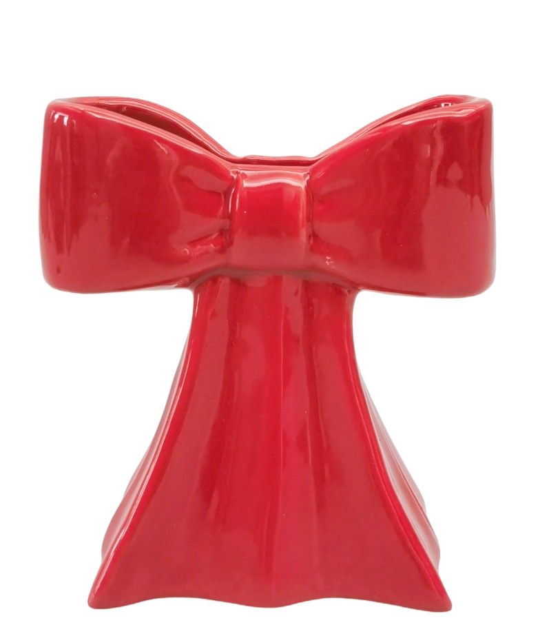 Urban Products 11cm Bow Vase Red
