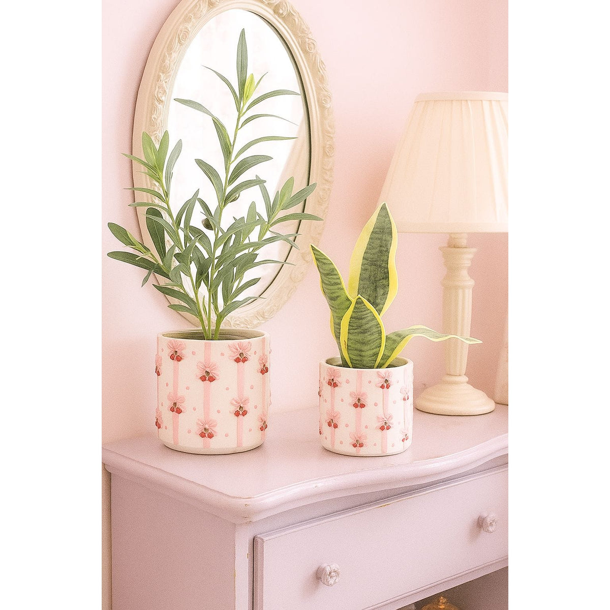 Urban Products 11cm Cherry Bow Planter Urban Products