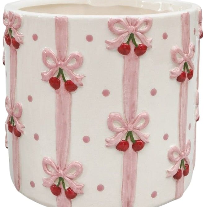 Urban Products 13cm Cherry Bow Planter Urban Products